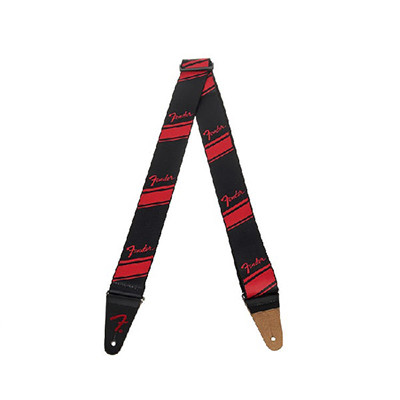 Fender Competition Stripe Strap Ruby