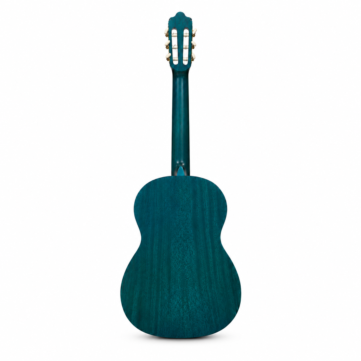 Valencia VC203TBU 3/4 Sized Classical Guitar, Transparent Blue