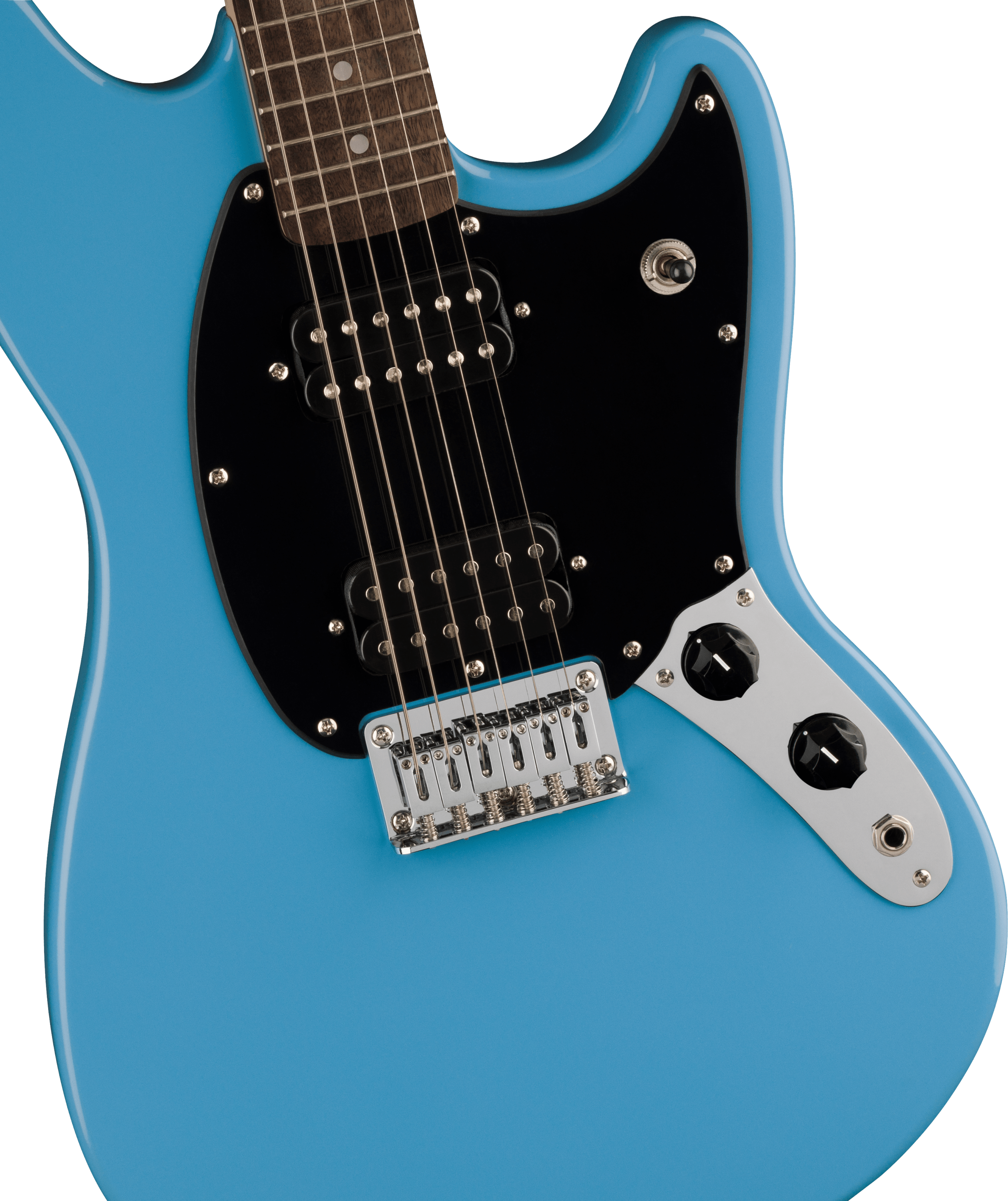 Fender SQUIER Sonic Mustang HH, Laurel Fing, Black Pickg, California Blue