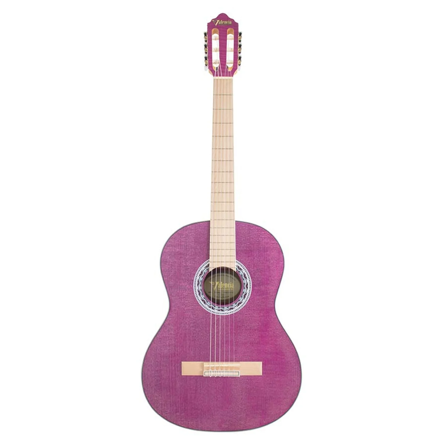 Valencia VC354PP Classical Guitar, Purple