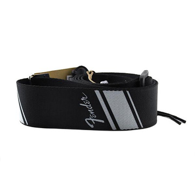 Fender Competition Stripe Strap Silver