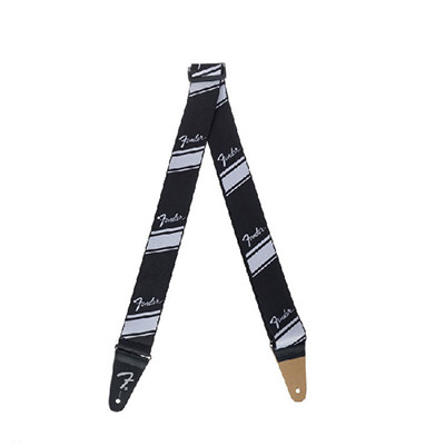 Fender Competition Stripe Strap Silver