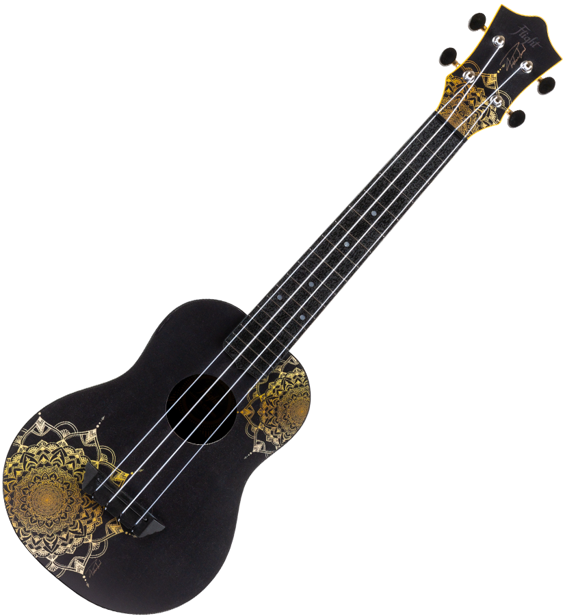 Flight TUC-40 GD ukulele (Gold Mandala)