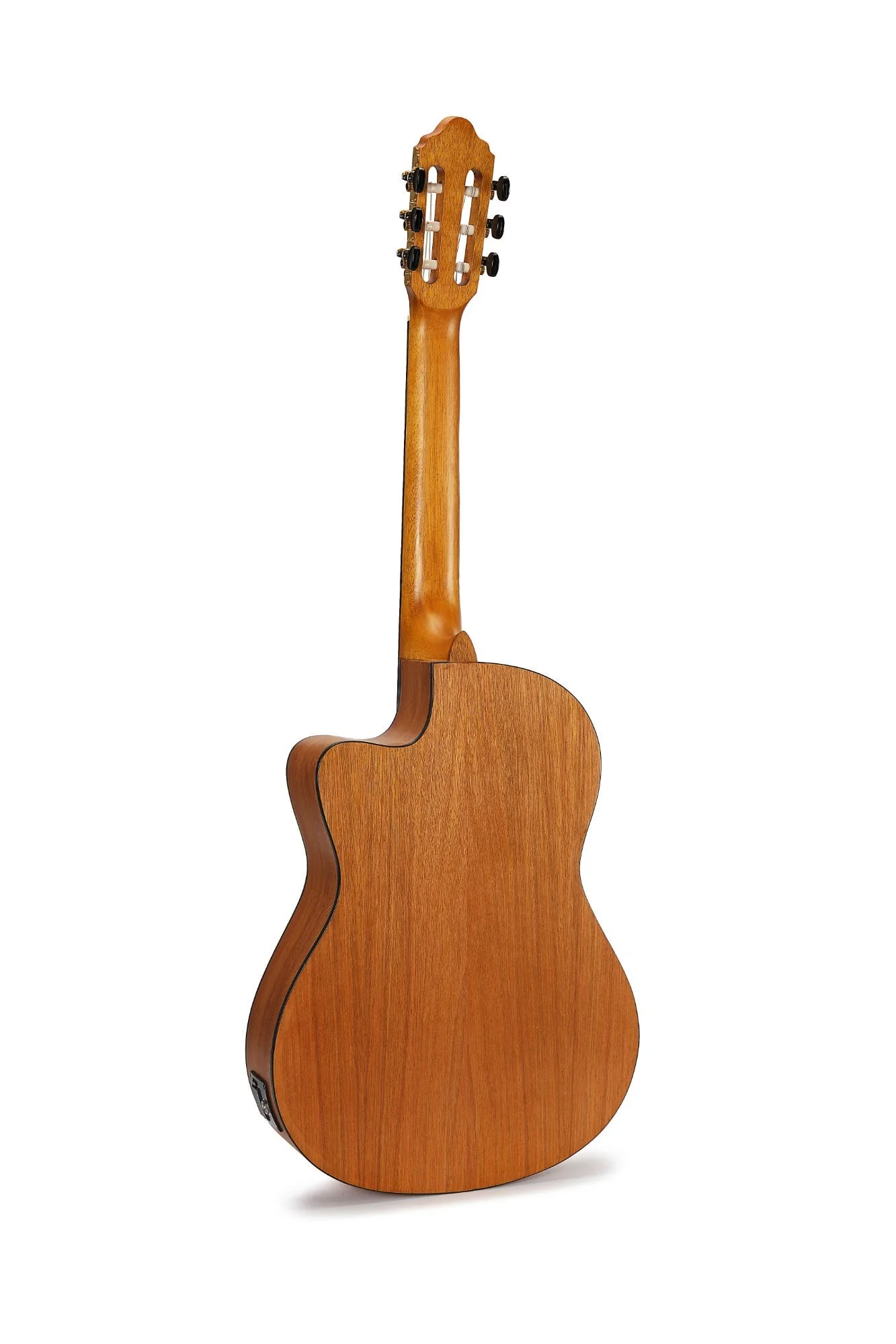 Valencia VC304CE Classical Guitar, Natural, Cutaway Electric