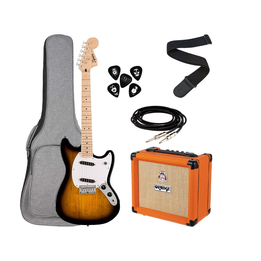 Fender Squier Sonic Mustang 2-Color Sunburst - Pack