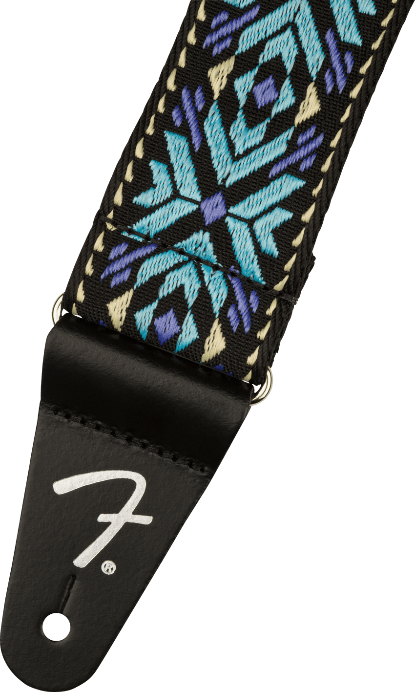 FENDER Pasadena Woven Strap, Blue Lotus, 2"