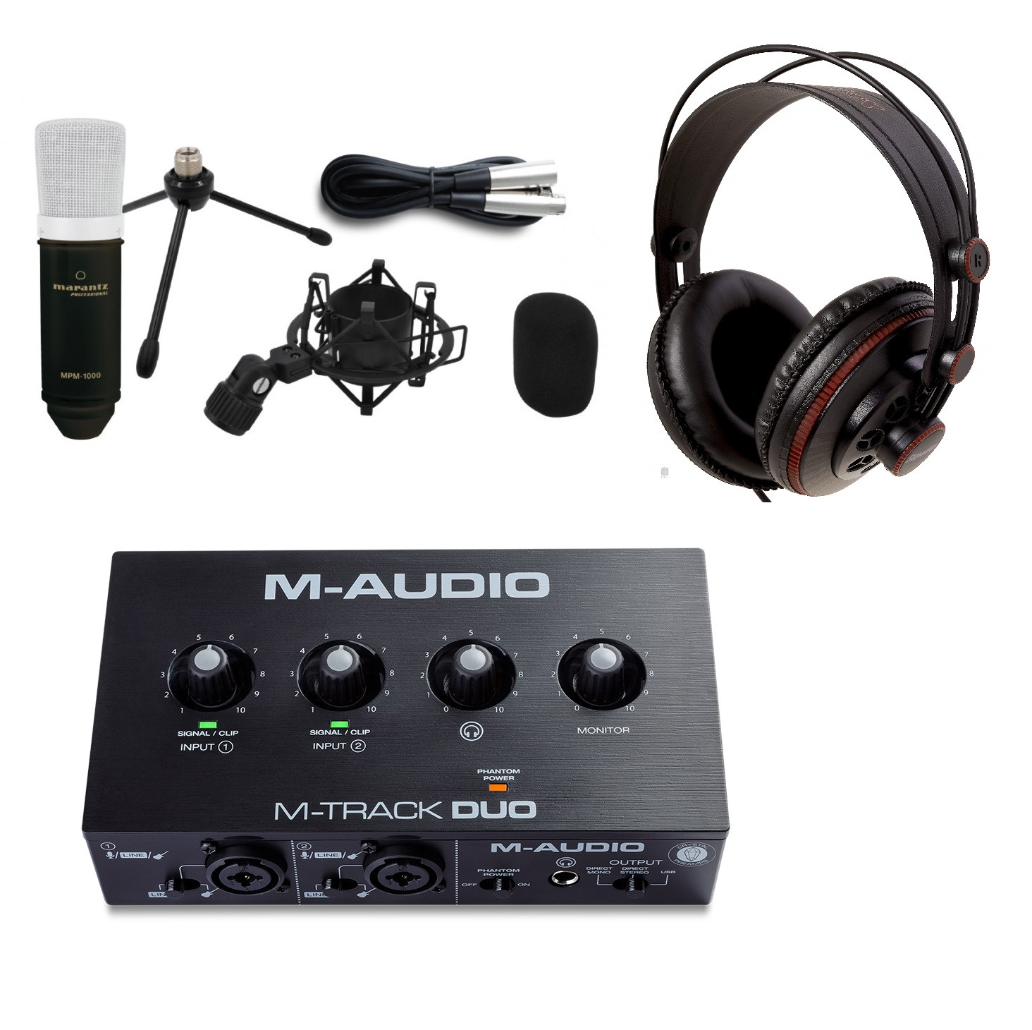 M-audio Mtrack Duo pack