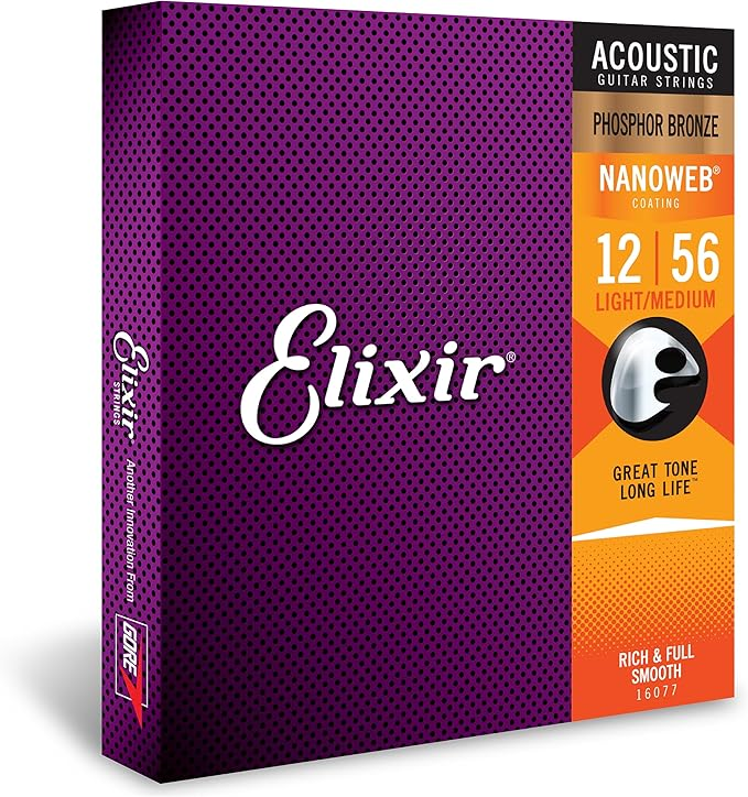 Elixir 16077 NanoWeb Light-Medium 12-56