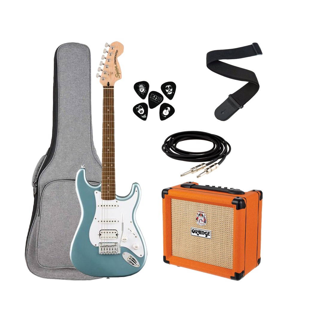 Fender Squier Affinity Strat Junior HSS IBM - Pack
