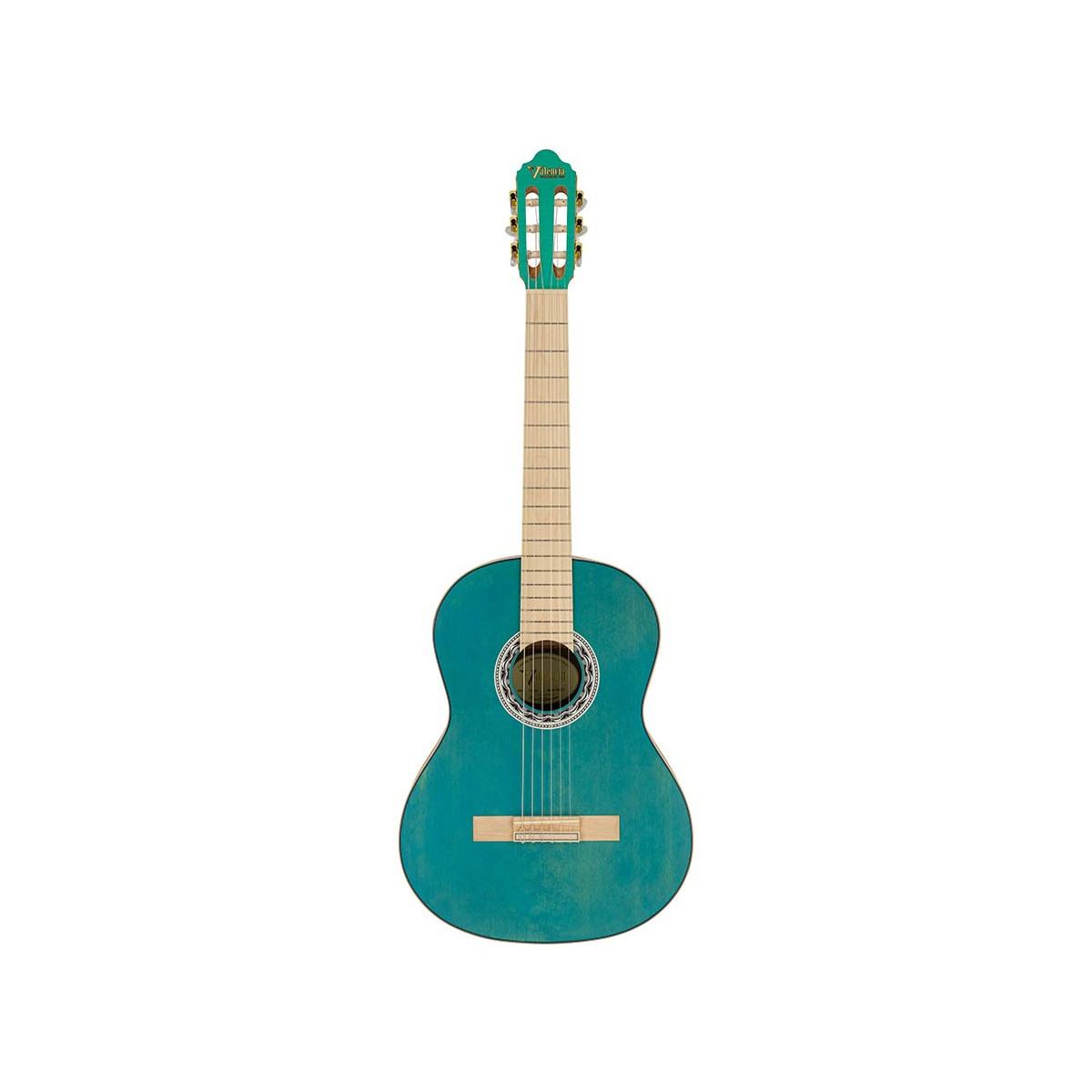 Valencia VC354AB classical Guitar, Aqua Blue