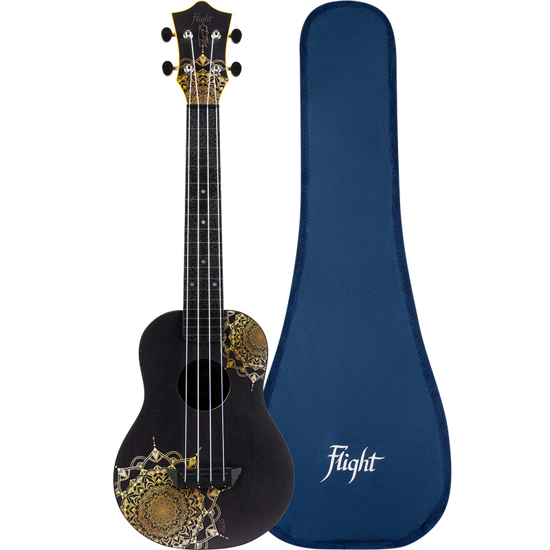 Flight TUC-40 GD ukulele (Gold Mandala)