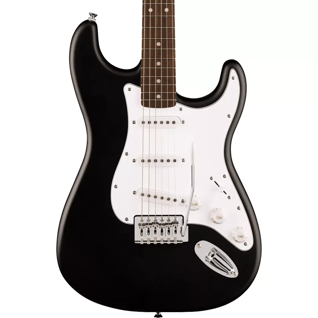 Fender SQUIER DEBUT Strat, Laurel Fingerboard, White Pickguard, Black