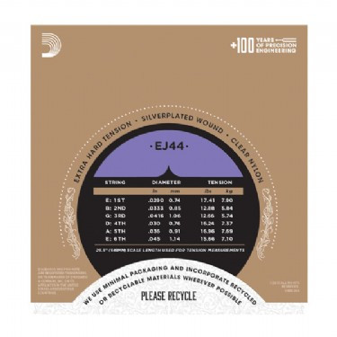 Daddario EJ44 Pro-Arté Nylon Extra Hard Tension