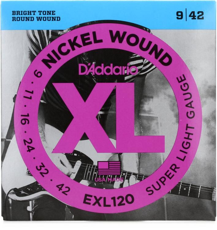 Daddario EXL120 Nickel Wound Super Light