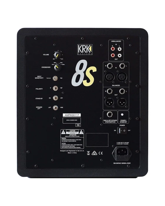 KRK 8S2 Active Studio Subwoofer 8