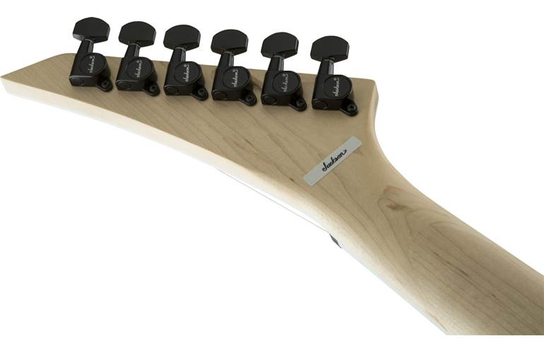 Jackson JS Series Rhoa JS32T Amarath Fing, White with Black Bevels