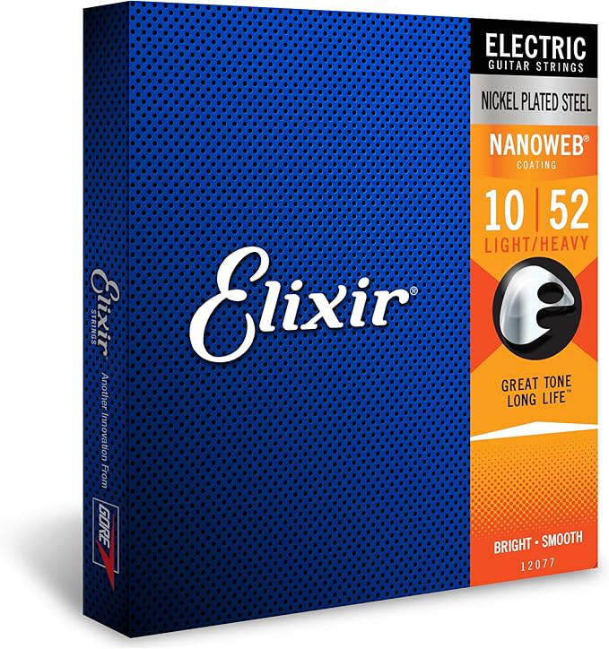 Elixir 12077 NanoWeb Light-Heavy 10-52
